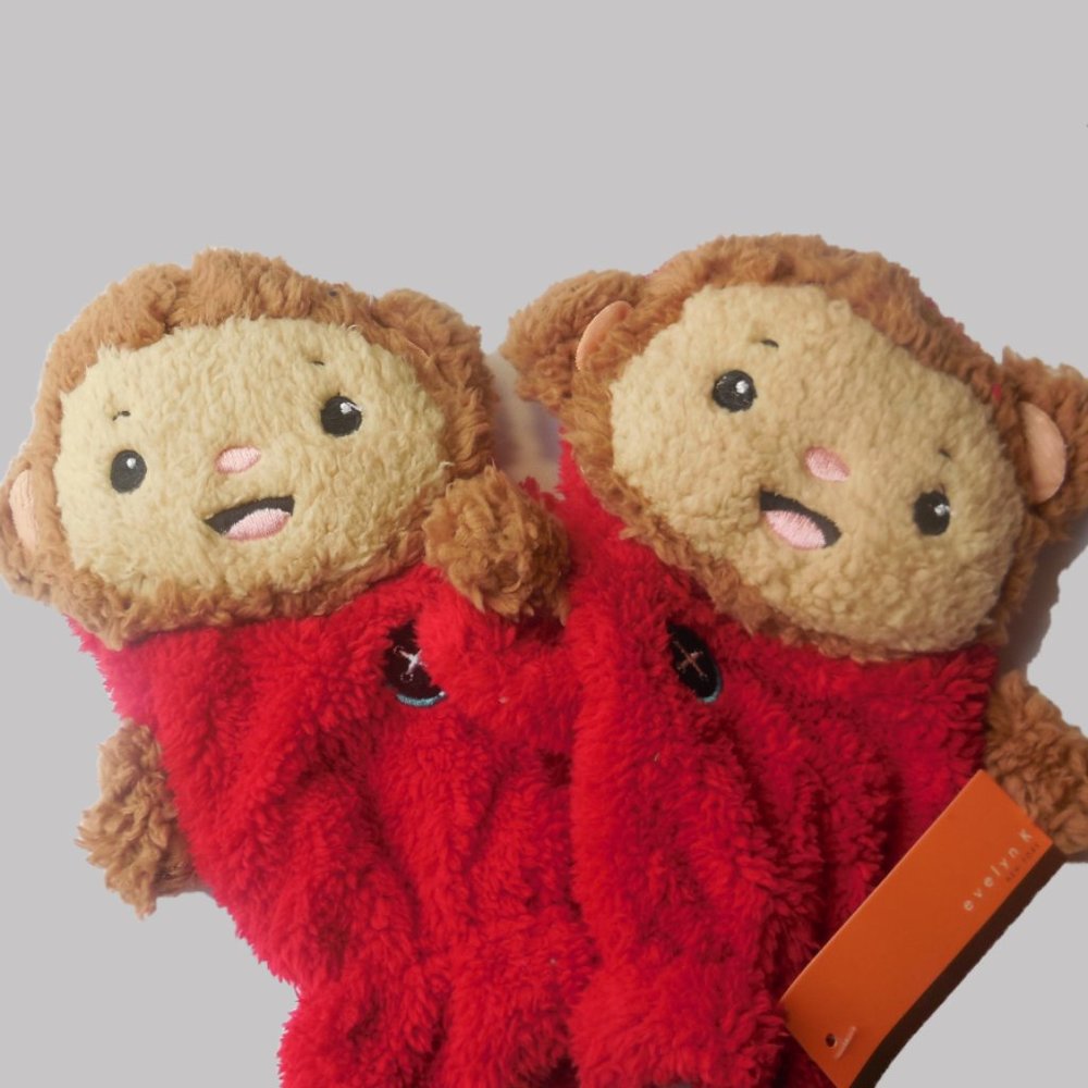Mittens Monkey 9" long Gifts Winter wear for kids